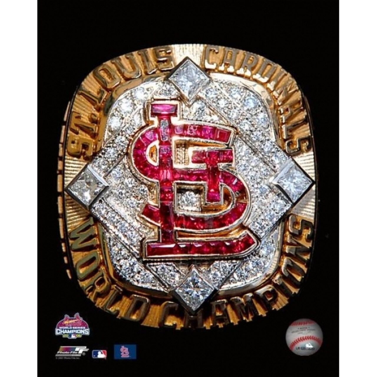 Photofile St. Louis Cardinals 2006 World Series Ring Photo Print